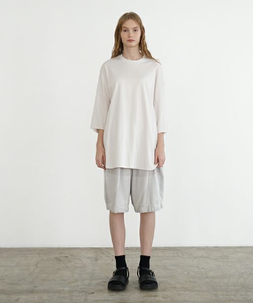 VU ヴウ basic t-shirt [LIGHT BEIGE］ベーシックＴシャツ vu-s24-t03