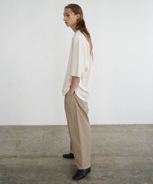 VU ヴウ basic t-shirt [LIGHT BEIGE］ベーシックＴシャツ vu-s24-t03