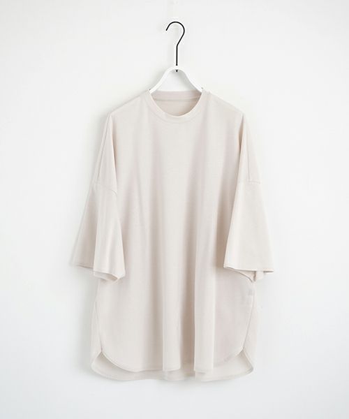 VU ヴウ basic t-shirt [LIGHT BEIGE］ベーシックＴシャツ vu-s24-t03