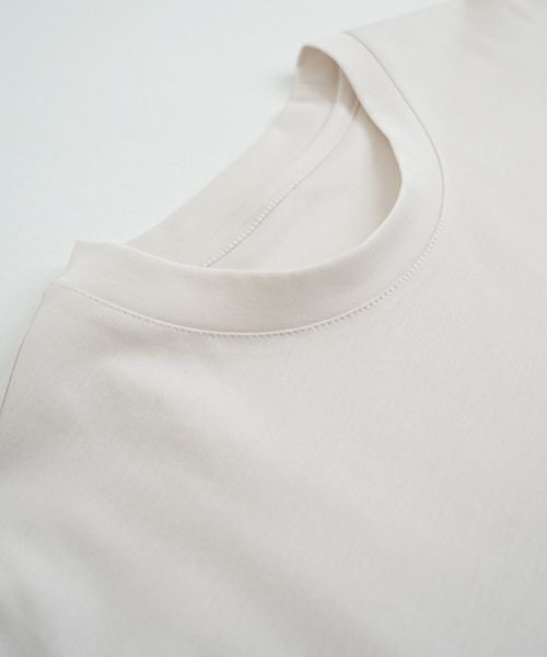 VU ヴウ basic t-shirt [LIGHT BEIGE］ベーシックＴシャツ vu-s24-t03
