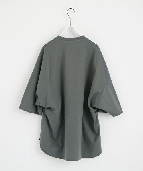 VU ヴウ basic t-shirt [DEEP KHAKI］ベーシックＴシャツ vu-s24-t03