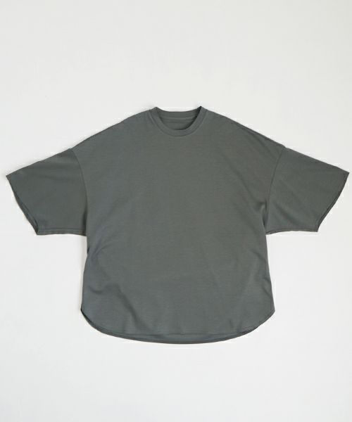 VU ヴウ basic t-shirt [DEEP KHAKI］ベーシックＴシャツ vu-s24-t03