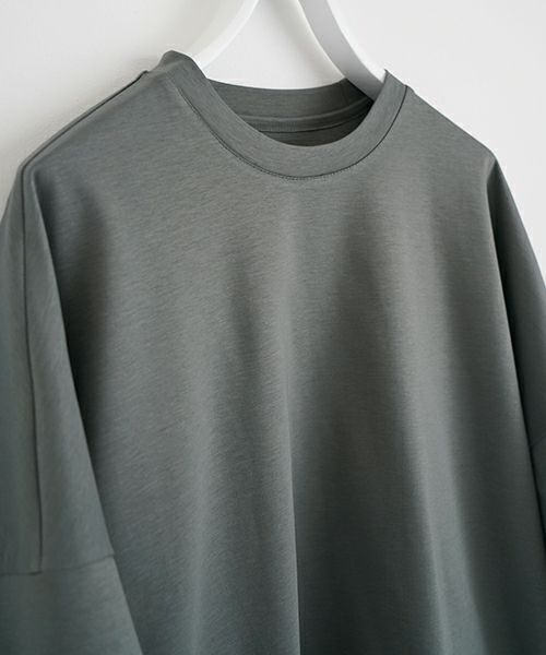 VU ヴウ basic t-shirt [DEEP KHAKI］ベーシックＴシャツ vu-s24-t03