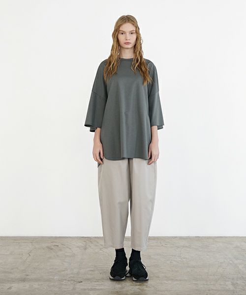 VU ヴウ basic t-shirt [DEEP KHAKI］ベーシックＴシャツ vu-s24-t03