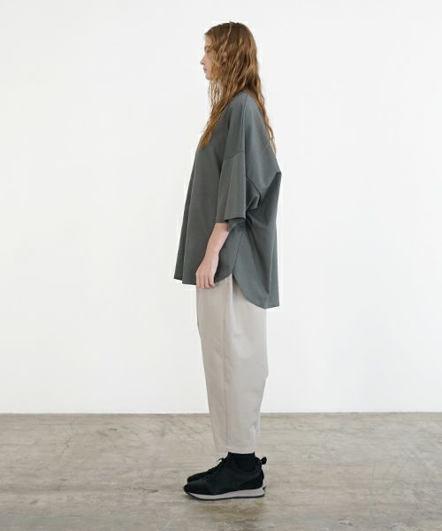 VU ヴウ basic t-shirt [DEEP KHAKI］ベーシックＴシャツ vu-s24-t03