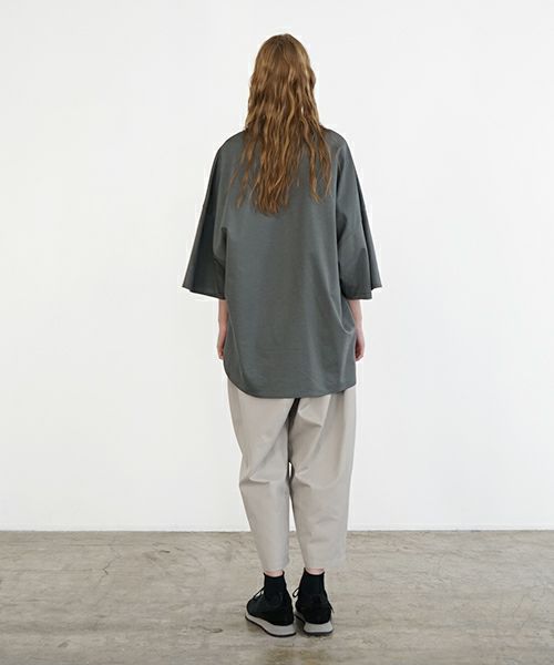 VU ヴウ basic t-shirt [DEEP KHAKI］ベーシックＴシャツ vu-s24-t03