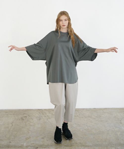 VU ヴウ basic t-shirt [DEEP KHAKI］ベーシックＴシャツ vu-s24-t03