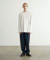 VU ヴウ basic long t-shirt [LIGHT BEIGE］ベーシックロンＴ シャツ vu-s24-t03