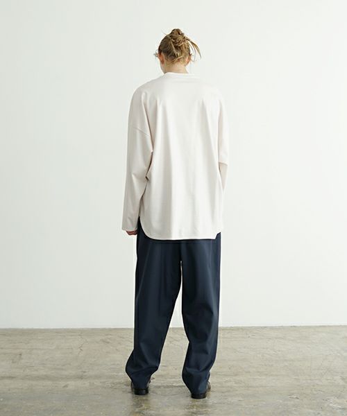 VU ヴウ basic long t-shirt [LIGHT BEIGE］ベーシックロンＴ シャツ vu-s24-t03