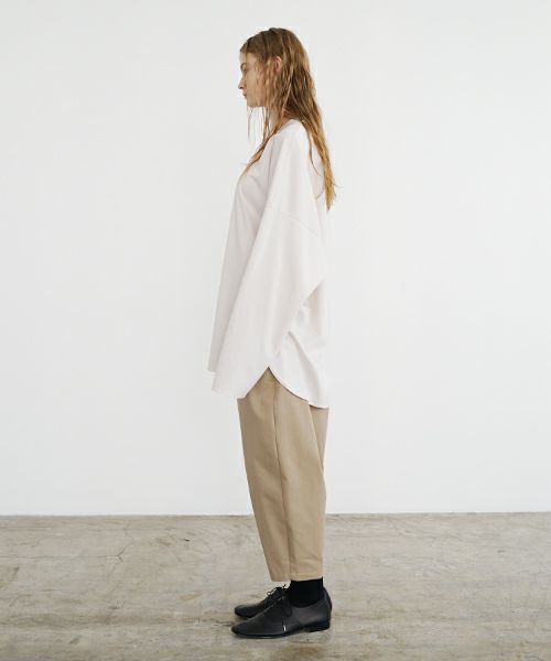 VU ヴウ basic long t-shirt [LIGHT BEIGE］ベーシックロンＴ シャツ vu-s24-t03