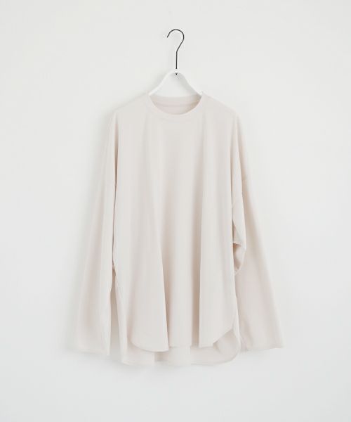 VU ヴウ basic long t-shirt [LIGHT BEIGE］ベーシックロンＴ シャツ vu-s24-t03