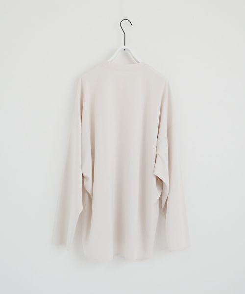 VU ヴウ basic long t-shirt [LIGHT BEIGE］ベーシックロンＴ シャツ vu-s24-t03