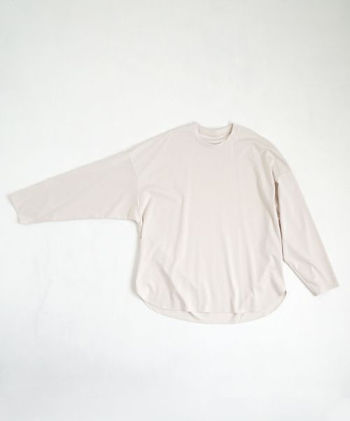 VU ヴウ basic long t-shirt [LIGHT BEIGE］ベーシックロンＴ シャツ vu-s24-t03
