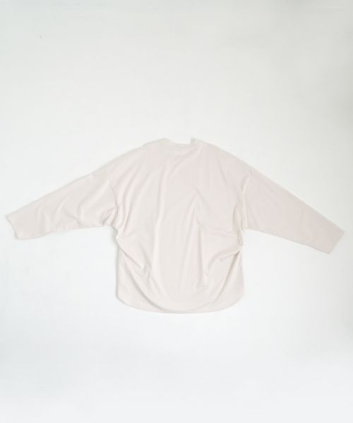 VU ヴウ basic long t-shirt [LIGHT BEIGE］ベーシックロンＴ シャツ vu-s24-t03