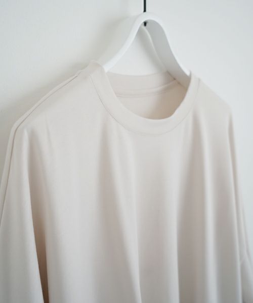 VU ヴウ basic long t-shirt [LIGHT BEIGE］ベーシックロンＴ シャツ vu-s24-t03