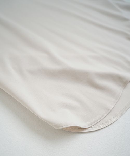 VU ヴウ basic long t-shirt [LIGHT BEIGE］ベーシックロンＴ シャツ vu-s24-t03