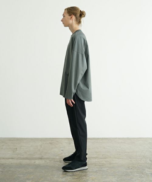 VU ヴウ basic long t-shirt [DEEP KHAKI］ベーシックロンＴシャツ vu-s24-t03