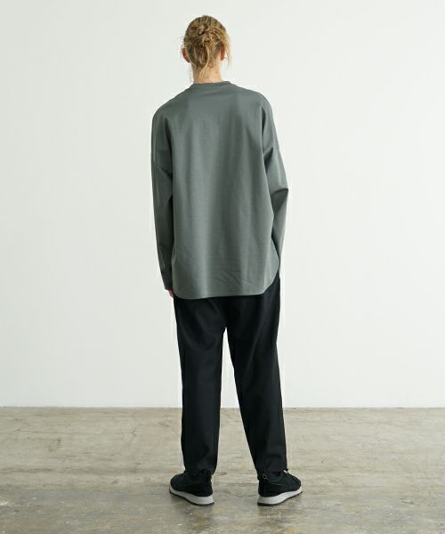 VU ヴウ basic long t-shirt [DEEP KHAKI］ベーシックロンＴシャツ vu-s24-t03