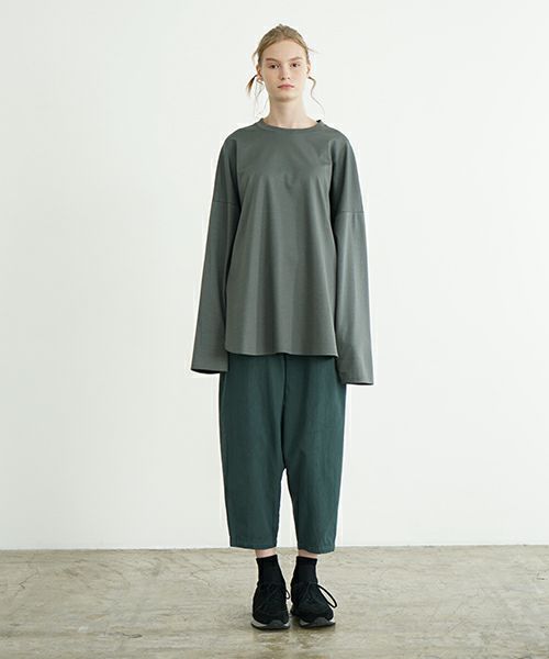 VU ヴウ basic long t-shirt [DEEP KHAKI］ベーシックロンＴシャツ vu-s24-t03