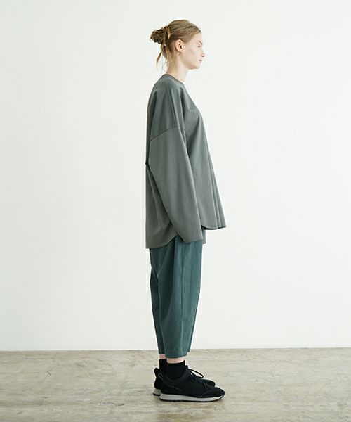 VU ヴウ basic long t-shirt [DEEP KHAKI］ベーシックロンＴシャツ vu-s24-t03