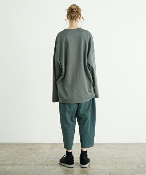 VU ヴウ basic long t-shirt [DEEP KHAKI］ベーシックロンＴシャツ vu-s24-t03