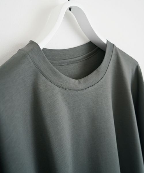 VU ヴウ basic long t-shirt [DEEP KHAKI］ベーシックロンＴシャツ vu-s24-t03