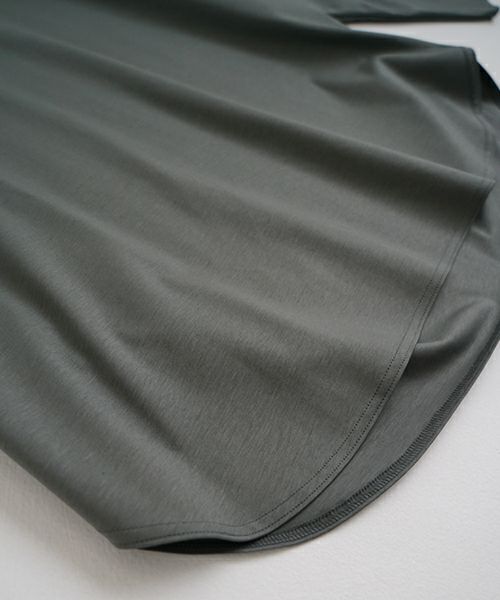 VU ヴウ basic long t-shirt [DEEP KHAKI］ベーシックロンＴシャツ vu-s24-t03