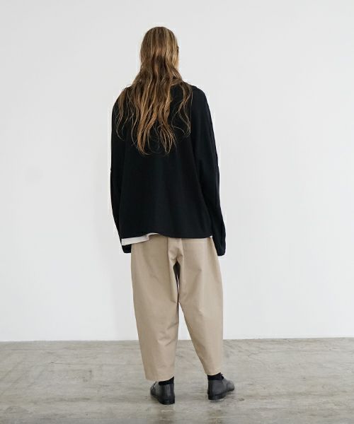 VU ヴウ sweat cardigan [BLACK] スエットカーディガン vu-s24-t06