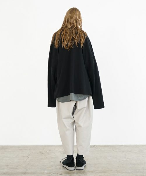 VU ヴウ sweat cardigan [BLACK] スエットカーディガン vu-s24-t06