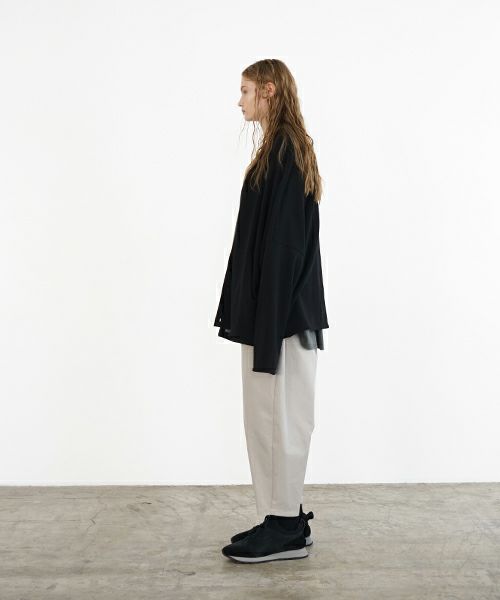 VU ヴウ sweat cardigan [BLACK] スエットカーディガン vu-s24-t06