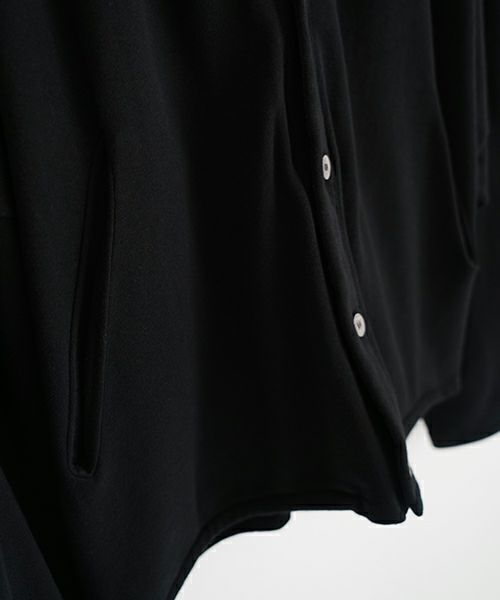 VU ヴウ sweat cardigan [BLACK] スエットカーディガン vu-s24-t06