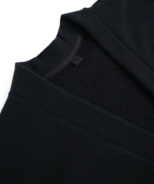 VU ヴウ sweat cardigan [BLACK] スエットカーディガン vu-s24-t06
