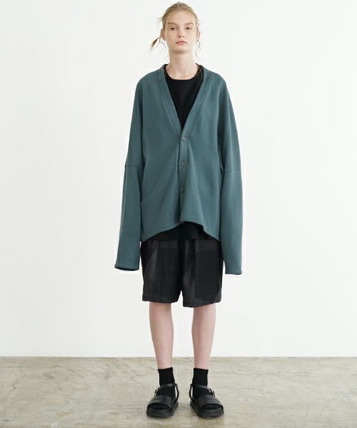 VU ヴウ sweat cardigan [FIGARO] スエットカーディガン vu-s24-t06