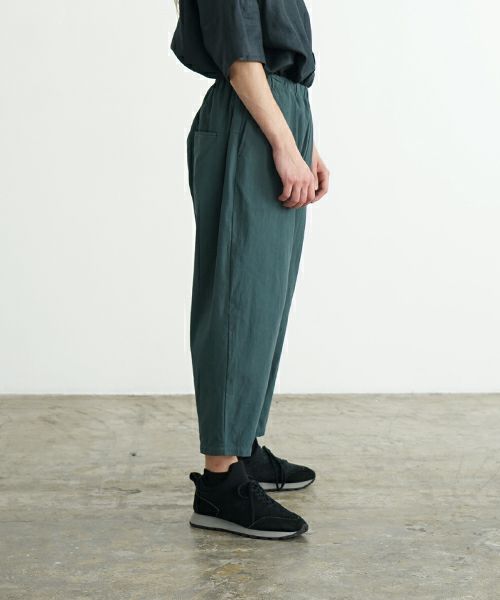 VU ヴウ dyed cropped pants [DEEP GRAY] 染クロップドパンツ vu-s24-pt01