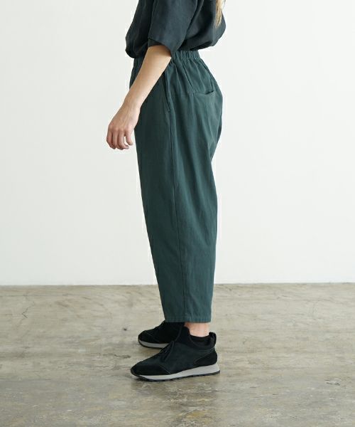 VU ヴウ dyed cropped pants [DEEP GRAY] 染クロップドパンツ vu-s24-pt01