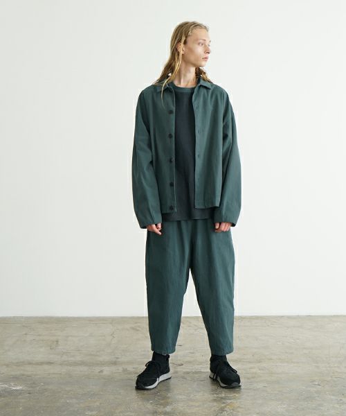 VU ヴウ dyed cropped pants [DEEP GRAY] 染クロップドパンツ vu-s24-pt01