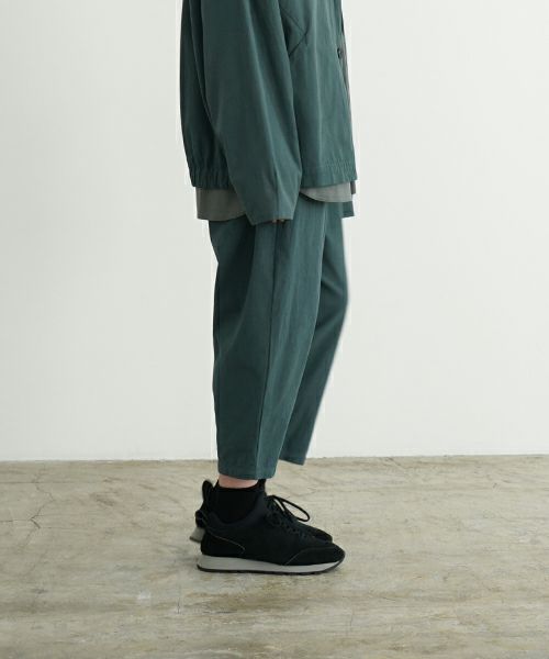 VU ヴウ dyed cropped pants [DEEP GRAY] 染クロップドパンツ vu-s24-pt01