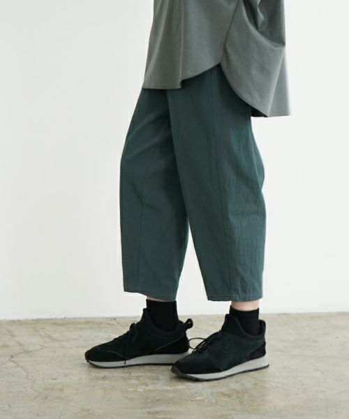 VU ヴウ dyed cropped pants [DEEP GRAY] 染クロップドパンツ vu-s24-pt01