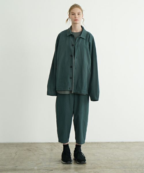 VU ヴウ dyed cropped pants [DEEP GRAY] 染クロップドパンツ vu-s24-pt01