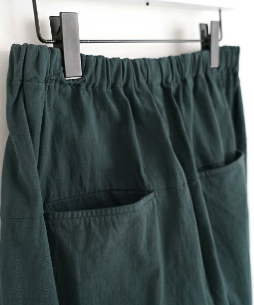 VU ヴウ dyed cropped pants [DEEP GRAY] 染クロップドパンツ vu-s24-pt01