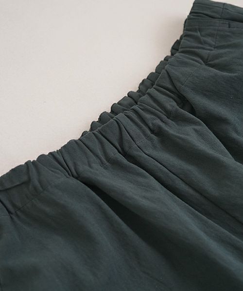 VU ヴウ dyed cropped pants [DEEP GRAY] 染クロップドパンツ vu-s24-pt01