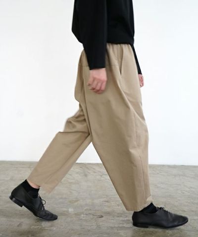VU ヴウ cropped pants [CAMEL] クロップドパンツ vu-s24-pt01