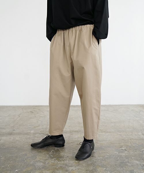 VU ヴウ cropped pants [CAMEL] クロップドパンツ vu-s24-pt01
