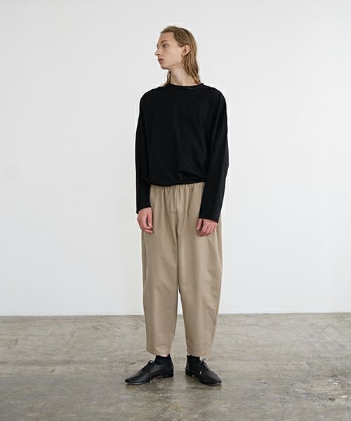 VU ヴウ cropped pants [CAMEL] クロップドパンツ vu-s24-pt01