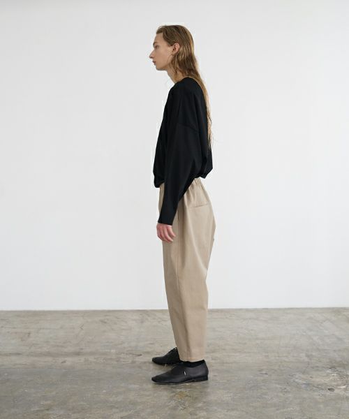VU ヴウ cropped pants [CAMEL] クロップドパンツ vu-s24-pt01