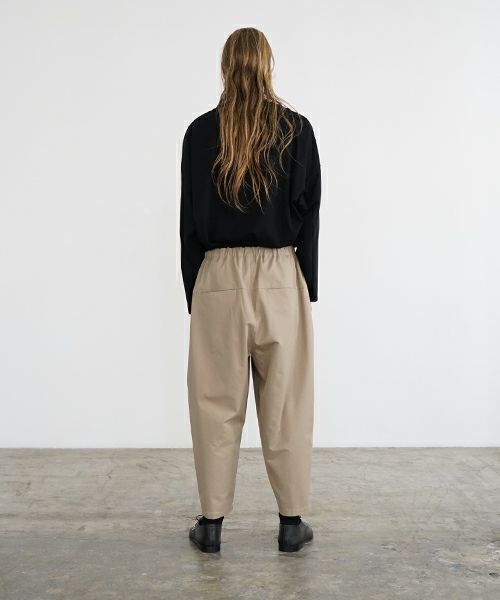 VU ヴウ cropped pants [CAMEL] クロップドパンツ vu-s24-pt01