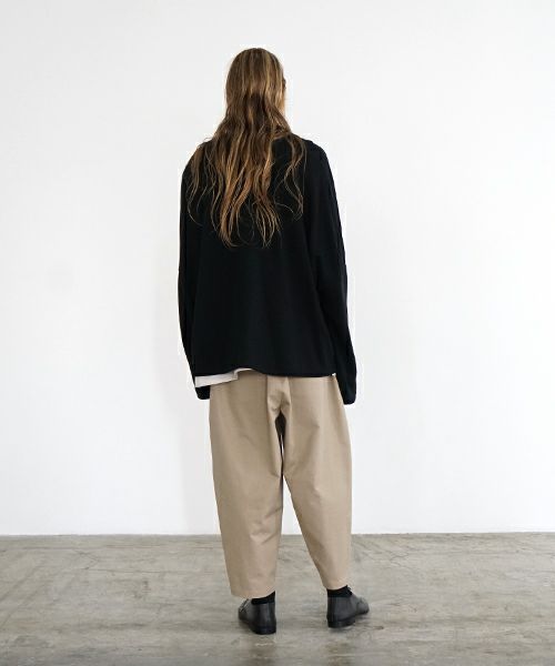 VU ヴウ cropped pants [CAMEL] クロップドパンツ vu-s24-pt01