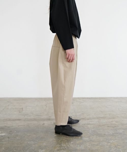 VU ヴウ cropped pants [CAMEL] クロップドパンツ vu-s24-pt01