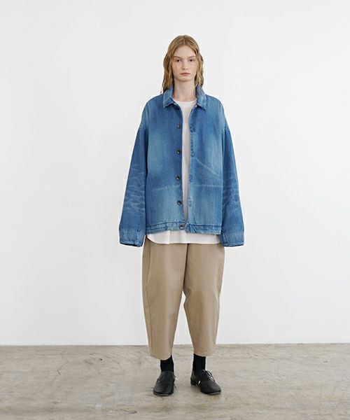 VU ヴウ cropped pants [CAMEL] クロップドパンツ vu-s24-pt01