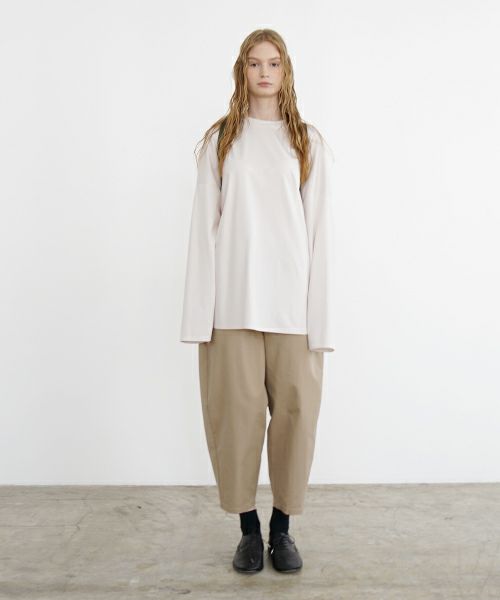 VU ヴウ cropped pants [CAMEL] クロップドパンツ vu-s24-pt01